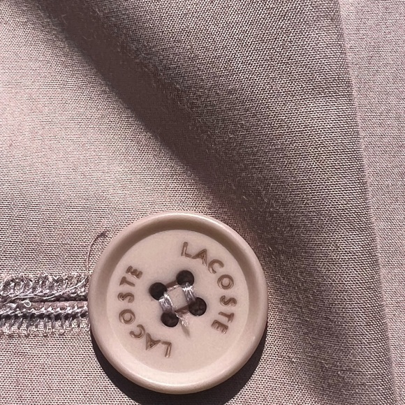 Authentic Lacoste Small-34 Rose Blush Pink Fashion Show Collection Trench Coat - Picture 15 of 16